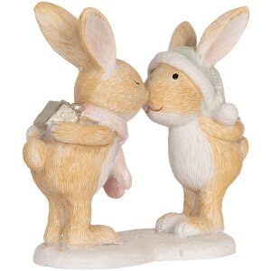 Clayre & Eef Dekoračný zajac 10x5x10 cm...