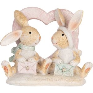 Dekoračný zajac Clayre & Eef 11x6x9 cm...