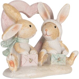 Dekoračný zajac Clayre & Eef 11x6x9 cm...