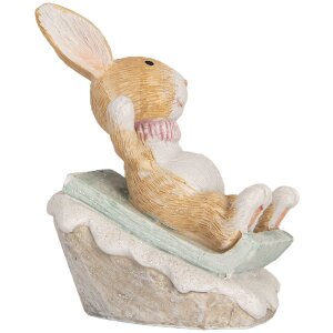 Clayre & Eef Dekoračný zajac 8x6x9 cm...