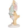 Clayre & Eef 6PR5886 Dekoračná figúrka zajaca 5x5x10 cm