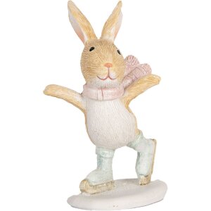 Clayre & Eef Dekoračný zajačik 6x5x10 cm