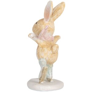 Clayre & Eef Dekoračný zajačik 6x5x10 cm