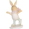 Clayre & Eef Dekoračný zajačik 6x5x10 cm