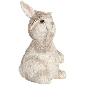 Clayre & Eef Dekoratívny zajačik 9x9x14 cm