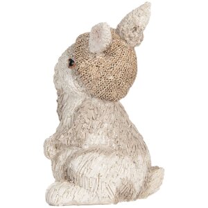 Clayre & Eef Dekoratívny zajačik 9x9x14 cm