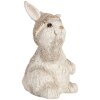 Clayre & Eef Dekoratívny zajačik 9x9x14 cm