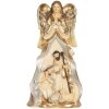 Clayre & Eef 6PR5897 Vianočná skupina 16x13x31 cm Béžová & Biela