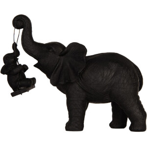 Clayre & Eef Dekoračný slon 20x8x18 cm