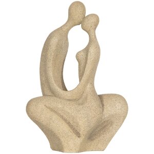 Clayre & Eef Dekoračný sediaci pár Béžový 16x8x25 cm