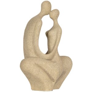 Clayre & Eef Dekoračný sediaci pár Béžový 16x8x25 cm
