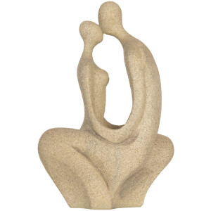 Clayre & Eef Dekoračný sediaci pár Béžový 16x8x25 cm