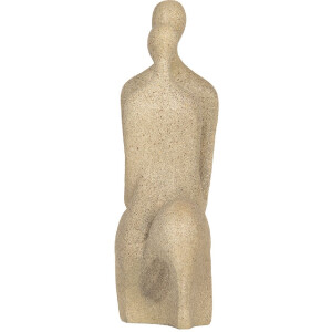 Clayre & Eef Dekoračný sediaci pár Béžový 16x8x25 cm