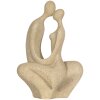 Clayre & Eef Dekoračný sediaci pár Béžový 16x8x25 cm