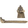 Clayre & Eef Držiak na kadidlo Buddha Strieborná/Zlatá 33x8x7 cm
