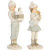 Clayre & Eef 6PR5917 Dekorácia Deti 2-dielna 5x4x11 cm