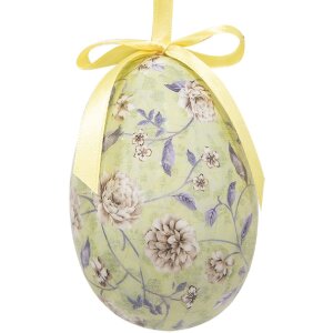 Clayre & Eef 65910 Dekoračné závesné vajíčka (6ks) 7x10 cm