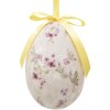 Clayre & Eef 65910 Dekoračné závesné vajíčka (6ks) 7x10 cm
