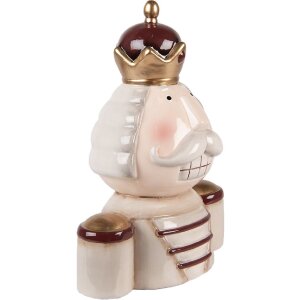 Clayre & Eef Dekoračný Luskáčik 17x12x23 cm