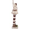 Clayre & Eef Santa Claus 9x8x30 cm béžovo/červená