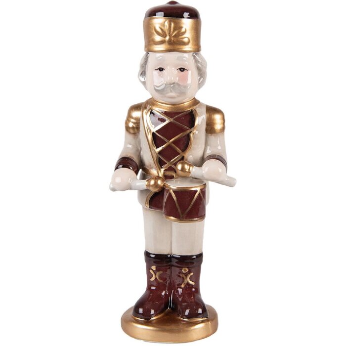 Clayre & Eef 6CE2258 Dekoračný orech luskáčik 8x8x25 cm