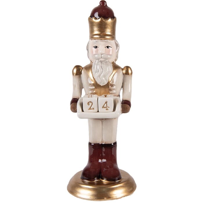 Clayre & Eef Orech luskáčik s kalendárom 10x10x27 cm