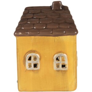 Clayre & Eef Dekoračný domček s LED 7x6x10 cm
