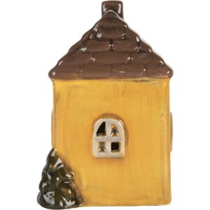 Clayre & Eef Dekoračný domček s LED 7x6x10 cm