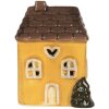 Clayre & Eef Dekoračný domček s LED 7x6x10 cm