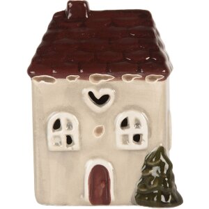 Clayre & Eef Dekoračný domček s LED 7x6x10 cm...