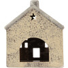 Clayre & Eef Svietnik Domček 13x8x15 cm