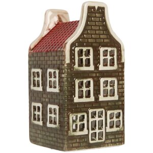 Clayre & Eef 6CE2298 Teelichthalter Haus 7x7x14 cm