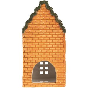 Clayre & Eef Sviečnik Domček 9x10x19 cm Dolomit