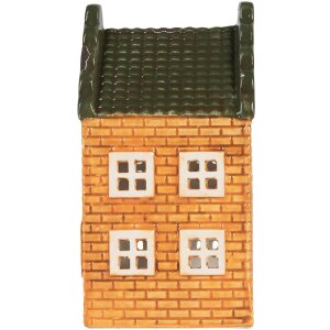 Clayre & Eef Sviečnik Domček 9x10x19 cm Dolomit