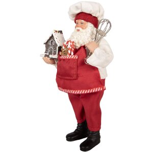 Clayre & Eef 66358 Dekorácia Santa Claus...