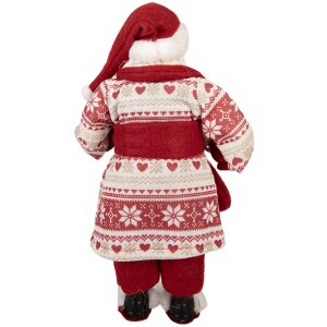 Clayre & Eef 66360 Dekorácia Santa Claus 15x11x28 cm
