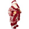 Clayre & Eef 66360 Dekorácia Santa Claus 15x11x28 cm