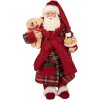 Clayre & Eef 66362 Dekorácia Santa Claus 16x11x28 cm