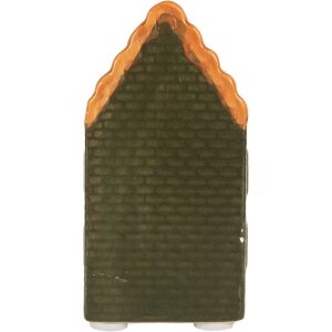 Clayre & Eef Dekoračný domček s LED 4x4x8 cm