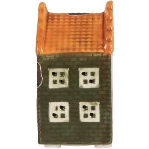 Clayre & Eef Dekoračný domček s LED 4x4x8 cm