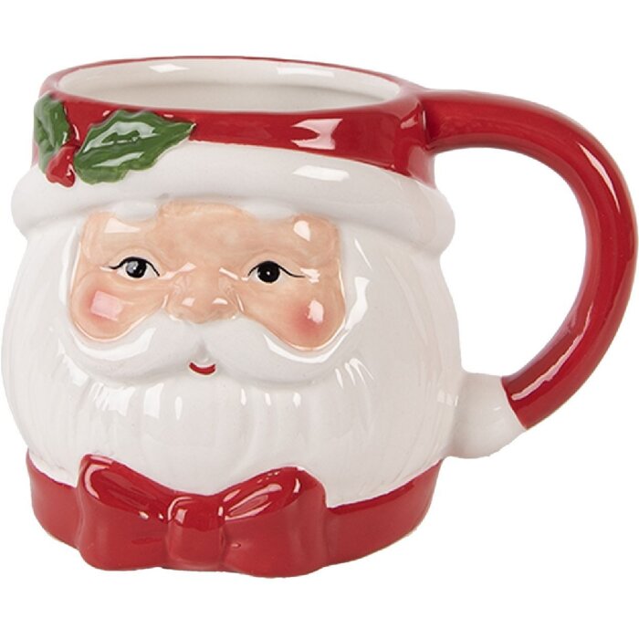 Clayre & Eef Hrnček 300 ml, 13x10x9 cm, Dolomitová keramika