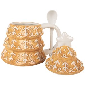 Clayre & Eef Hrček s vekom a lyžičkou 350ml