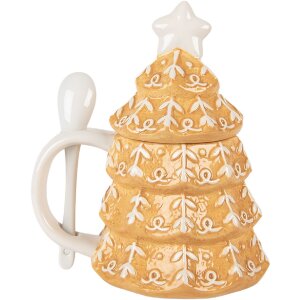 Clayre & Eef Hrček s vekom a lyžičkou 350ml