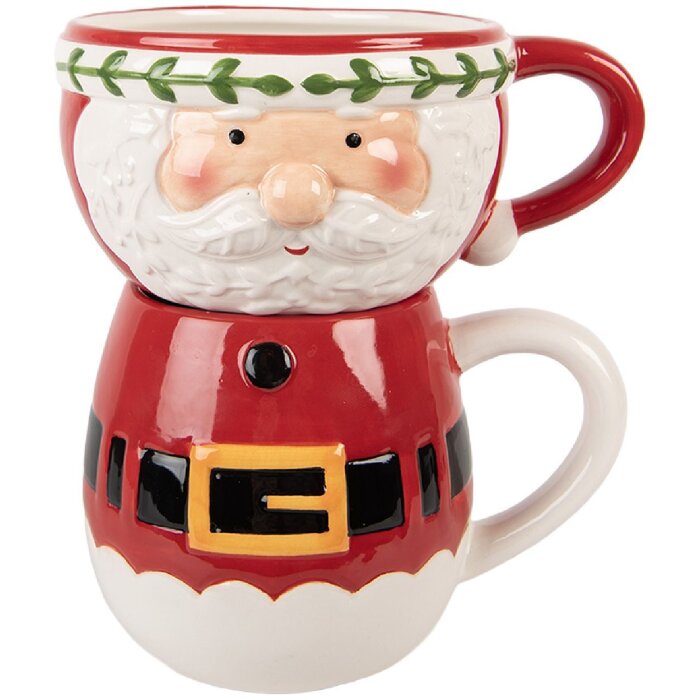 Clayre & Eef Hrnček 400/500 ml Dolomit 15x12x17 cm