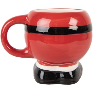 Clayre & Eef Hrnček 400 ml, 14x11x11 cm, Dolomitová keramika