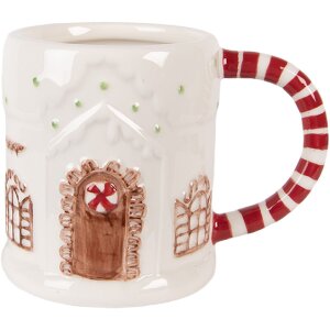 Clayre & Eef Hrnček 400 ml Dolomit 14x10x11 cm