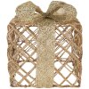 Clayre & Eef 66311 Dekorácia Darček LED 3-dielna Zlatá