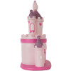 Clayre & Eef Nočné svetielko Hrad LED 23x16x35 cm Ružovo-fialové