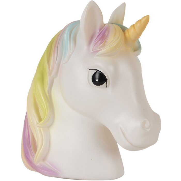 Clayre & Eef Nočné svetielko Jednorožec LED 22x14x24 cm