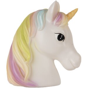 Clayre & Eef Nočné svetielko Jednorožec LED 22x14x24 cm